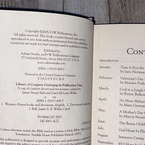 A cup of comfort devotional for women book - Picture 4 of 9